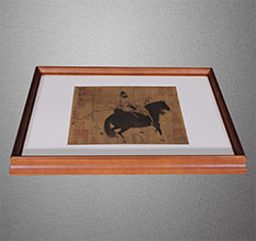 武陵源书画装裱配框服务案例